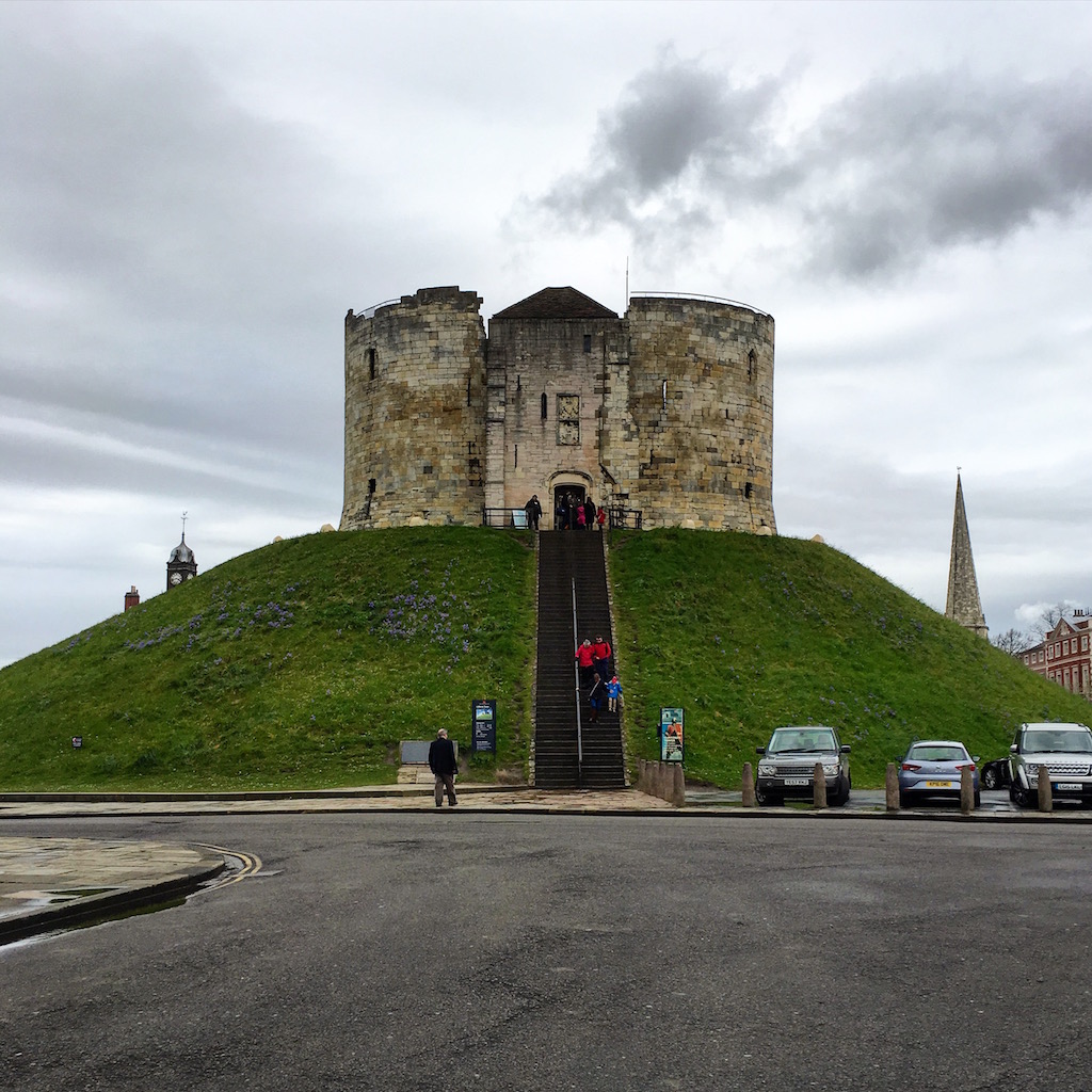 Clifford Tower in York, England