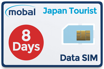 Japan SIM Card - Unlimited Data for 8 Days