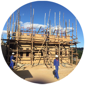malawi construction site